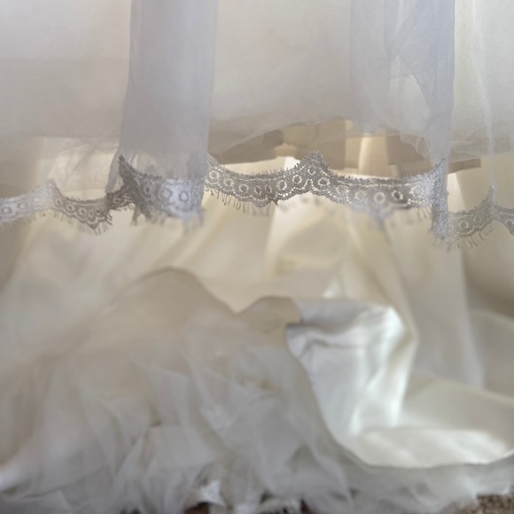 Zac Posen-Truly-Ivory Lace and Tulle Ballgown NWT - Picture 3 of 12